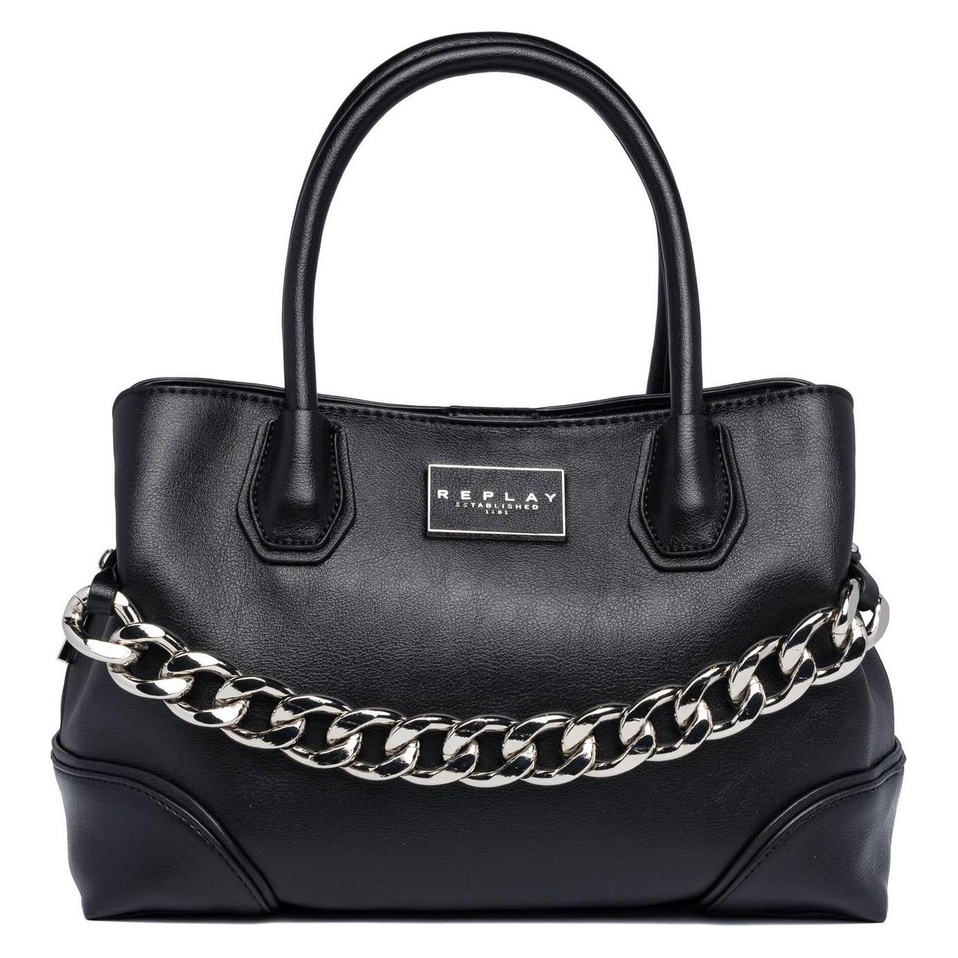 Replay, Damen, Handtasche, Crossbody Bag, Schwarz