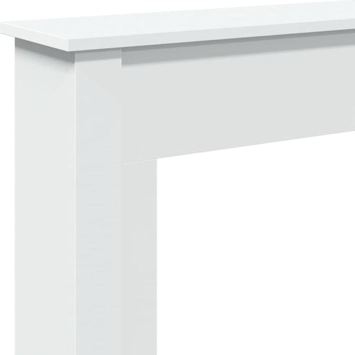 Image du produit VidaXL Cadre de cheminée Console de cheminée Cheminée décorative Cheminette blanche