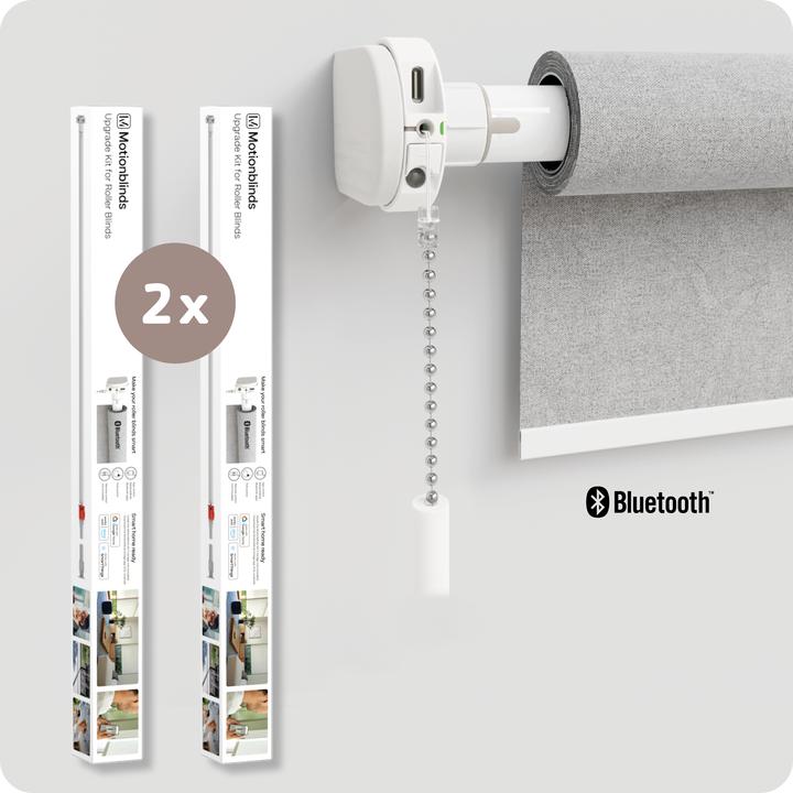 Actual product image Motionblinds Upgrade Kit for Roller Blinds with Bluetooth 2-pack