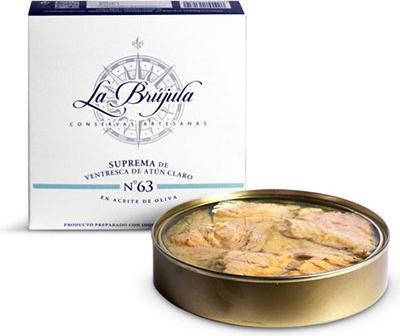 Image du produit La Brújula Filet de thon albacore à l'huile d'olive (130 g)