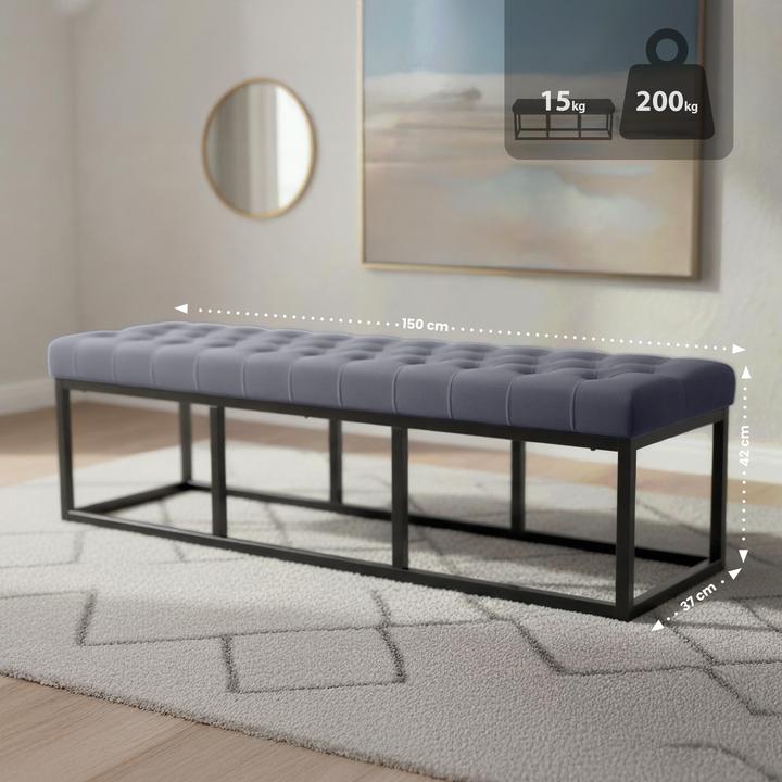 Image du produit CLP Polson velours noir (150 cm)