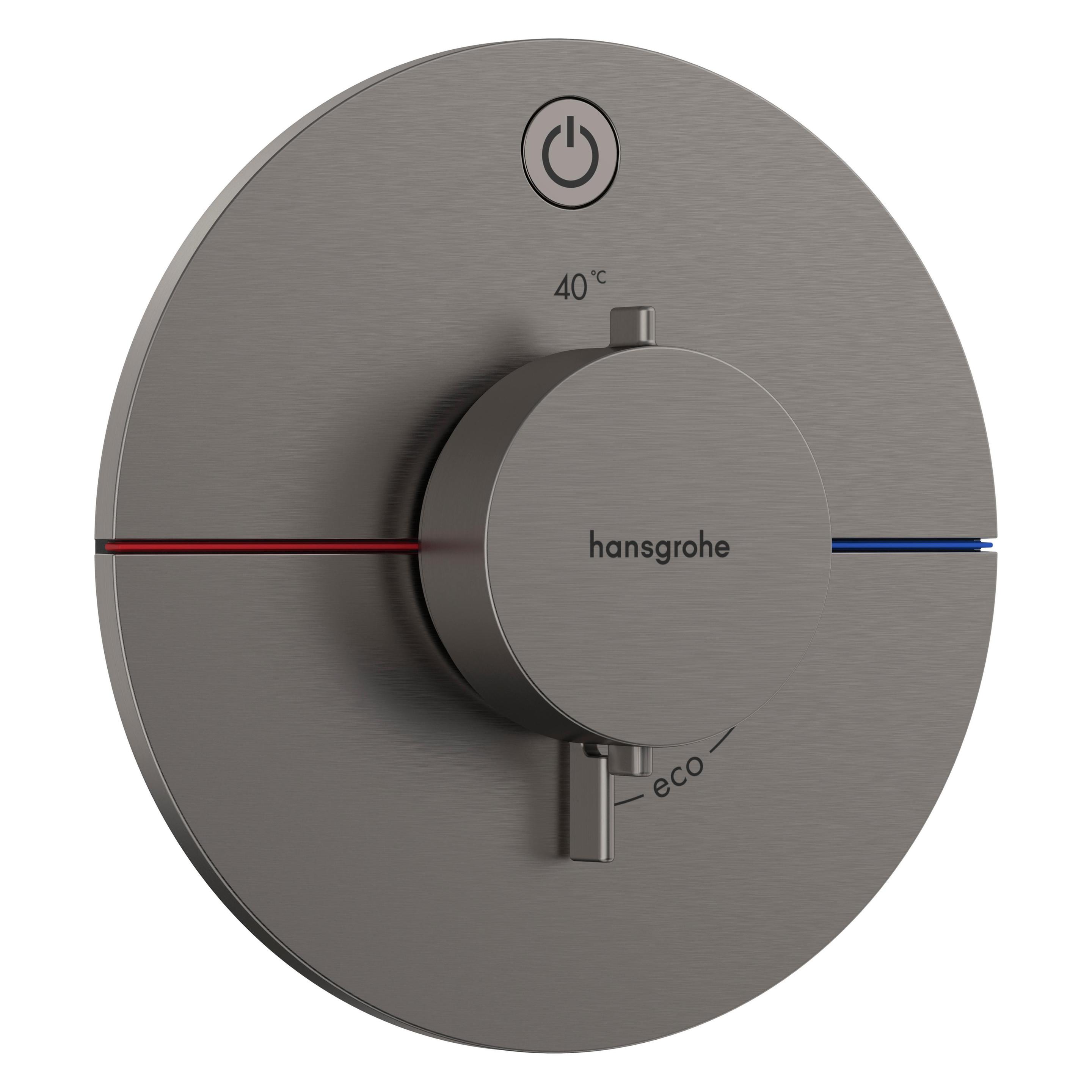 Hansgrohe, Badkamermeubels, DocciaSelect Comfort S Termostatico, Da Incasso, 1 Utenza, Rosone Rotondo, Con Pulsante, 1