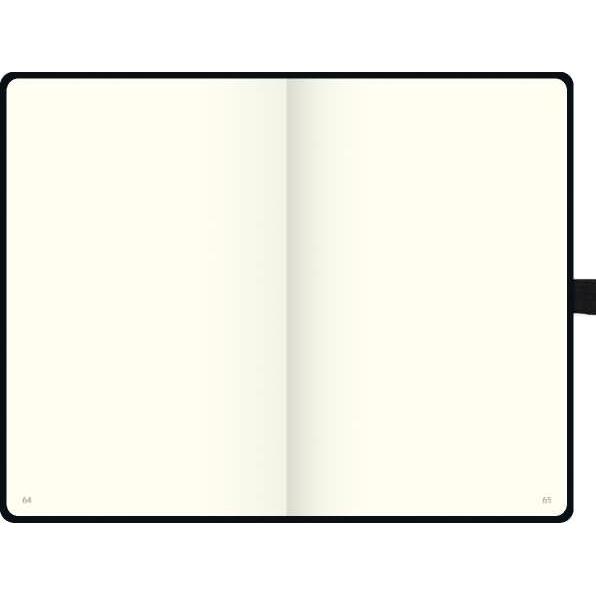 Thumbnail - Brunnen, Heft + Block, Notizbuch KOMPAGNON ca. DIN A5 blanko, schwarz Hardcover 192, davon 16 zum Heraustrennen Sei (A5,...