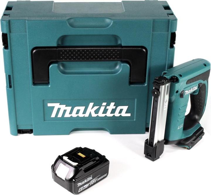 Image du produit Makita DST 221 G1J 18 V Li-ion Agrafeuse sans fil + 1x Batterie Li-Ion BL1860 B 6,0 Ah + Coffret de