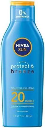 Image du produit NIVEA Lait solaire Protect & Bronze Spf 20 - 200ml (Lait solaire, SPF 20, 200 ml)