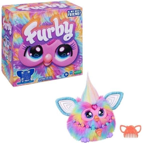 Furby Peluche interattivo Tie Dye (23 cm)