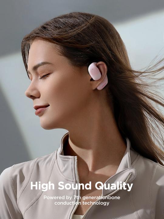 Produktbild Joyroom Openfree JR-OE1 kabellose On-Ear-Kopfhörer – Pink (18 h, Kabellos)