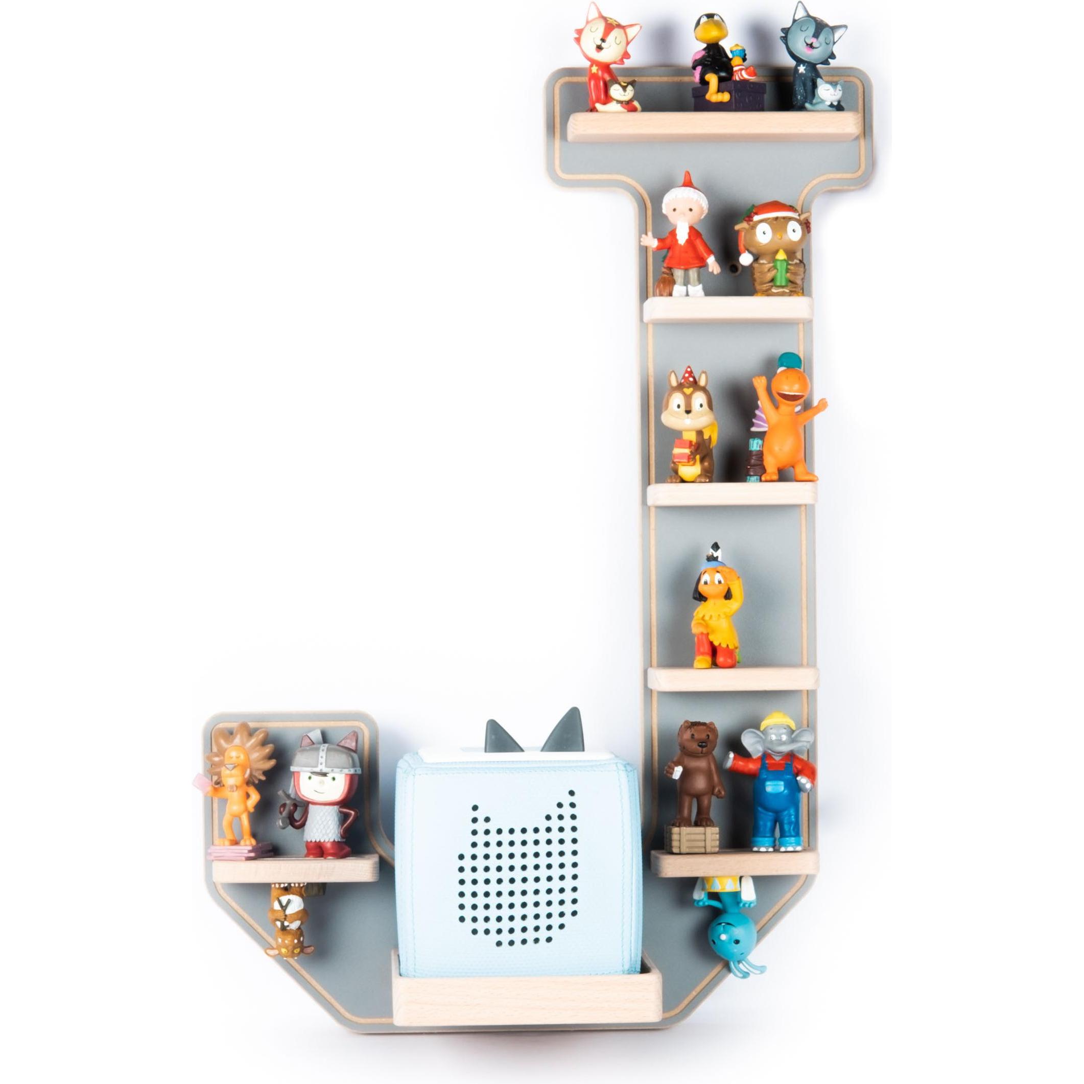 Thumbnail - VCM, Kinderregal, Regal Buchstabe J für Toniebox Tonies