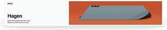 Image du produit Uniq Hagen dwustronna magnetyczna podkładka na biurko czarno-niebieski/midnight black-washed blue (35 x 68.20 cm)
