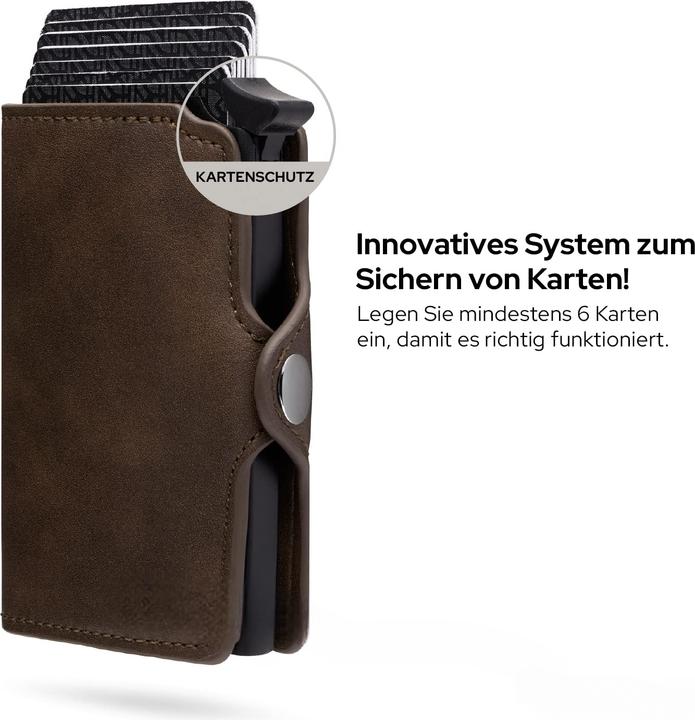 Produktbild Only-Bags.Store 1 Geschütztes Kartenetui | Kartenhalter mit RFID-Schutz