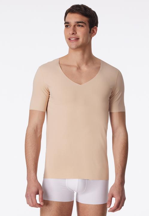 Produktbild Schiesser Shirt Loungewear "Laser Cut" schlamm (XL)