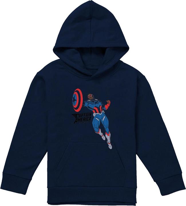 Produktbild Captain America Kapuzenpullover Zum Überziehen (128)