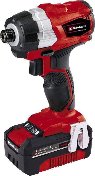 Produktbild Einhell TE-CI 18 BL Kit 18V Li-Ion accu Slagschroefmachine set (1x 4.0Ah accu) in tas - koolborstelloos (Batteriebetrieb)