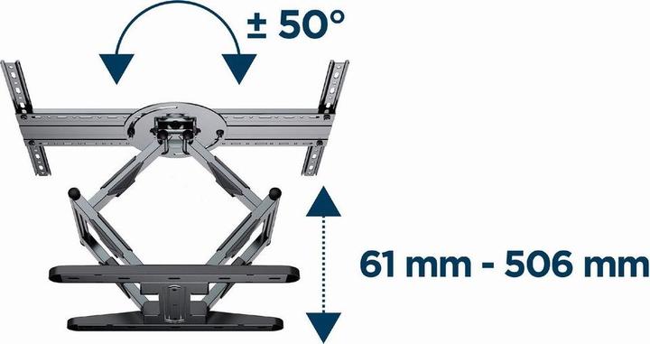 Image du produit Gembird Rotation full Motion Wall Mount (Mur, 50 kg, 40" - 80")