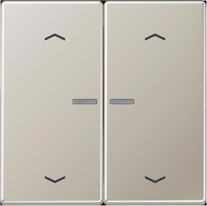 Actual product image JUNG BTES17102P HOME push-button 2gang m