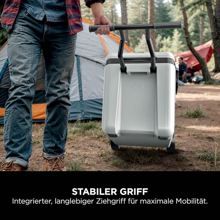 Actual product image Ninja FrostVault Kühlbox mit Rollen und Isolierung, integrierter Dry Zone Schublade für Lagerung bei