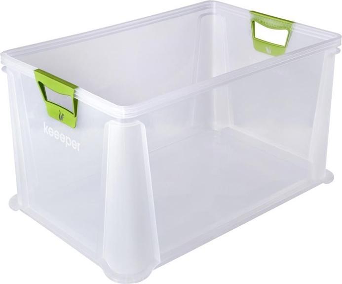 Actual product image keeeper Box without lid with soft grip (39 cm, 64 l)