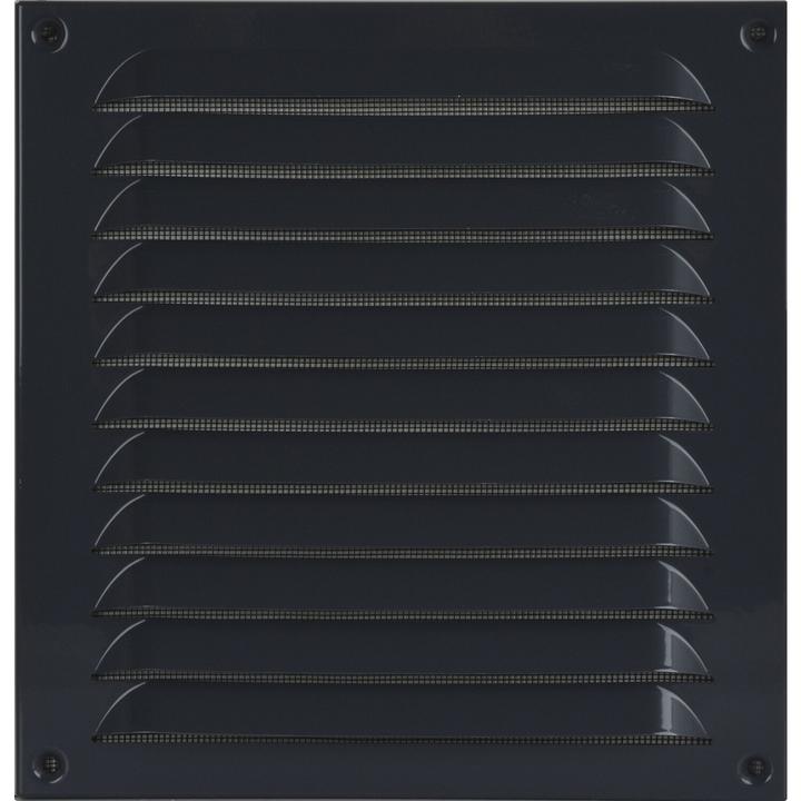 Produktbild Upmann Wetterschutzgitter aufschraubbar eckig 230x240 mm Alu grau