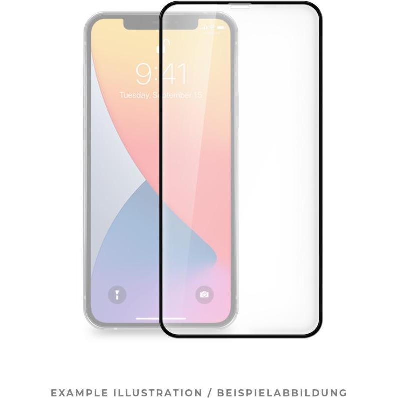 prio 10x 3D-Displayschutz aus gehärtetem Glas für iPhone 15 Plus (6,7 Zoll) schwarz (10 Stück, Apple iPhone 15 Plus), Sm...