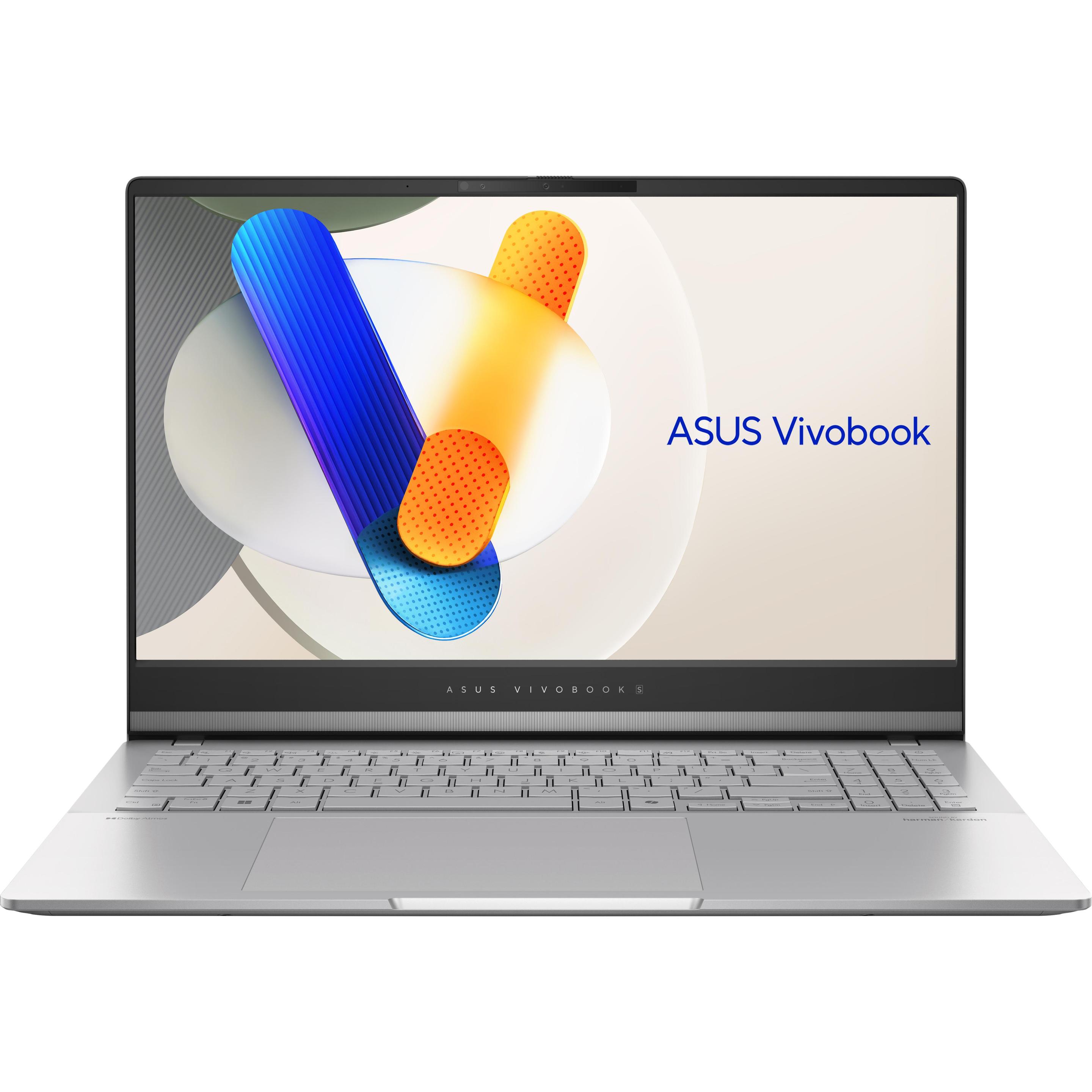 ASUS Vivobook S15 Copilot+PC (15.60", 1000 GB, 32 GB, Eng. Int.), Notebook, Silber