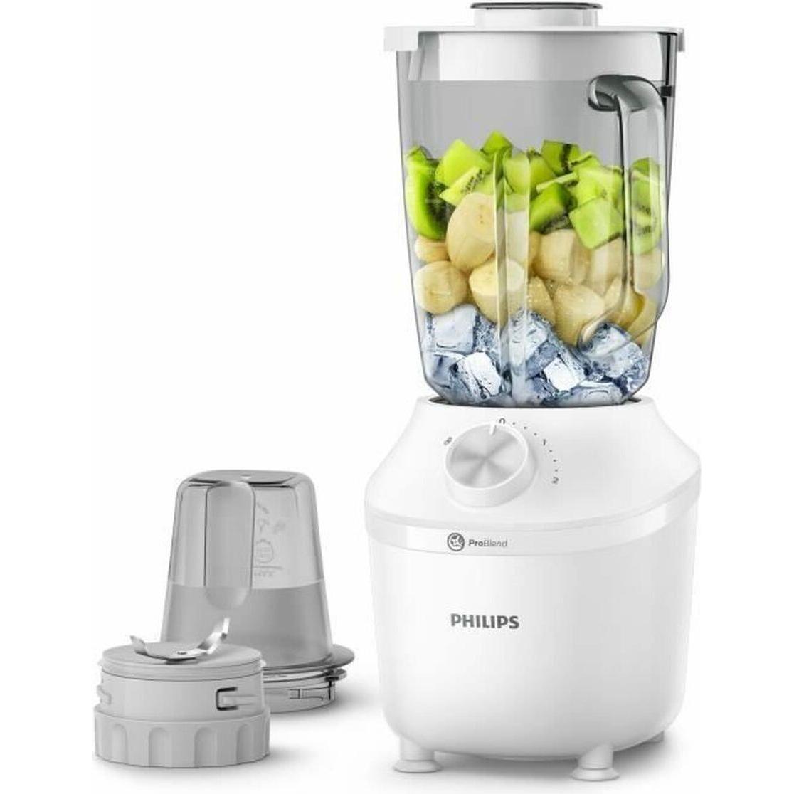Philips Standmixer HR2291/20, Frullatore a bicchiere, Bianco