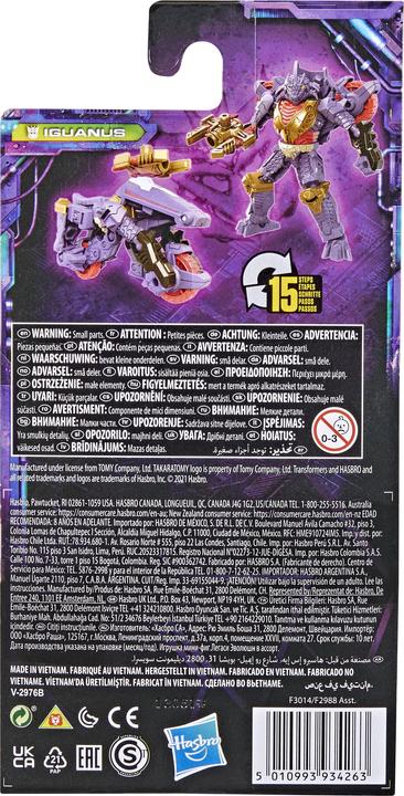Actual product image Transformers Generations: Legacy Core Iguanus 8.5 cm