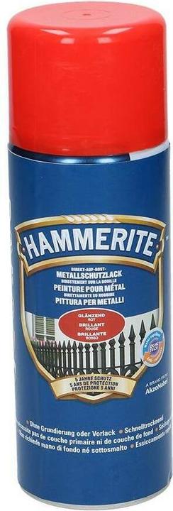Actual product image Hammerite Metal protective lacquer high gloss (400 ml, Red)