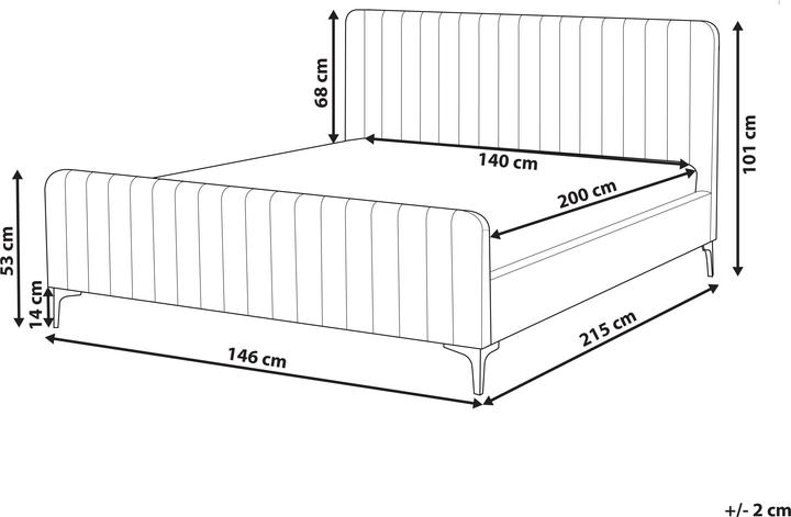 Produktbild Beliani Lunan (140 x 200 cm)