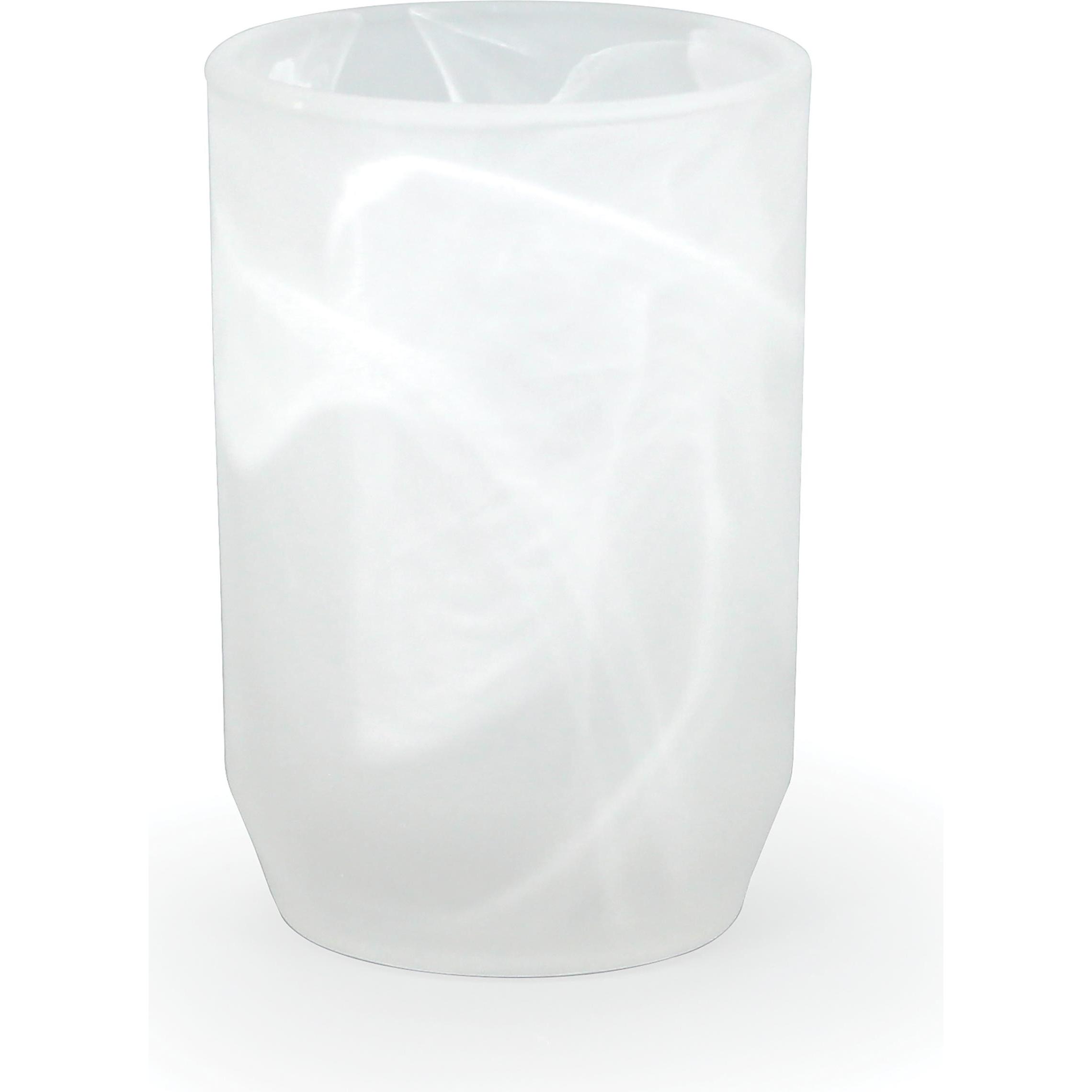 Thumbnail - spirella, Zahnputzbecher, Madison Schale Weiss Weiss - Quarzglas (7 x 11 x 7 cm)