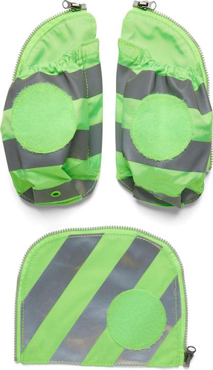Actual product image Ergobag Fluo-Zip set with reflector and side pockets Green (0.01 l)