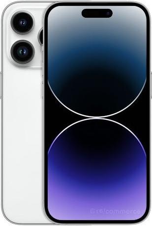 Actual product image Re!commerce iPhone 14 Pro (128 GB, Silver, 6.70", 48 Mpx, SIM + eSIM, B / Very good)