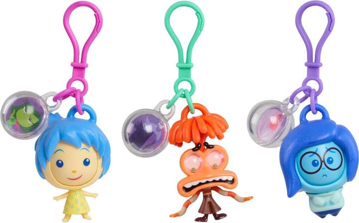 Actual product image Just Play Disney Pixar Inside Out 2 assorted keychain figure