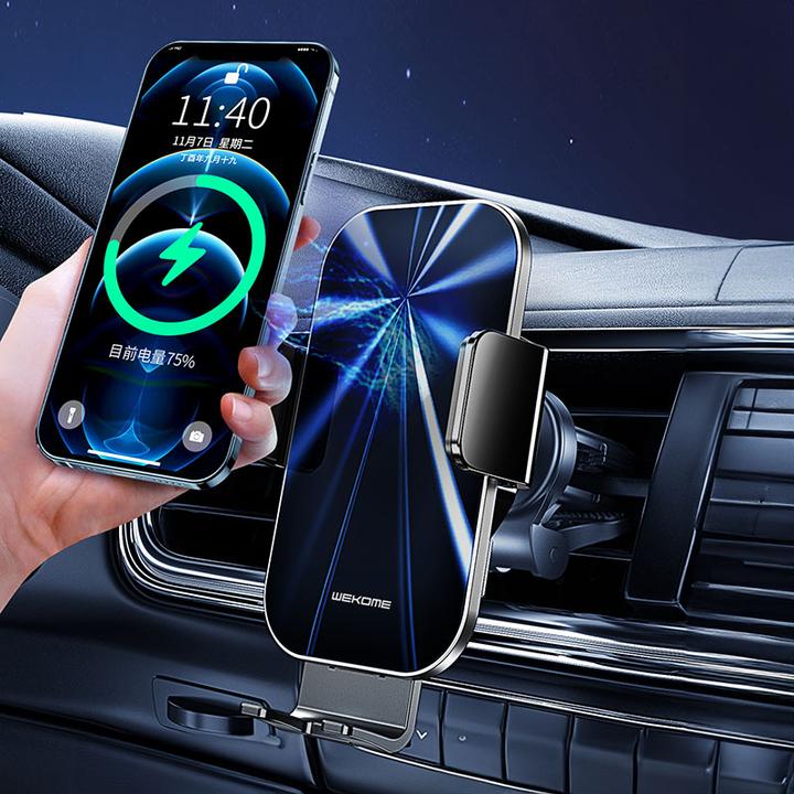 Actual product image Wekome Car holder with wireless charging