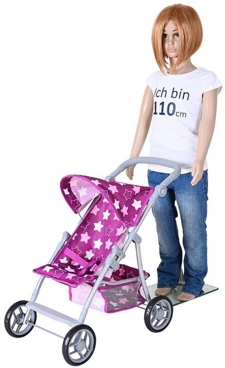 Actual product image Knorrtoys Puppenbuggy Liba - star dark pink