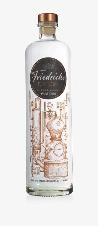 Immagine prodotto Schwarze und Schlichte Friedrichs Dry Gin (1 x 70 cl)