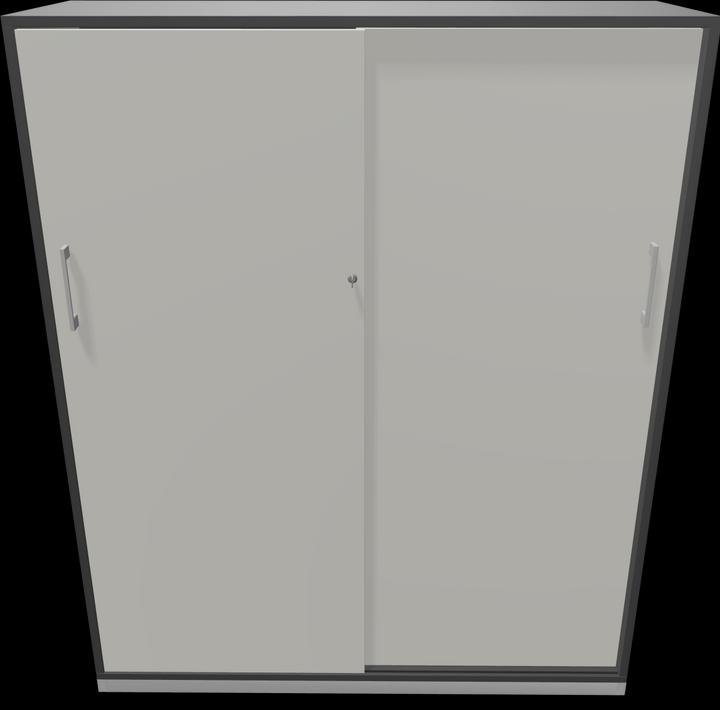 Actual product image Narbutas Choice sliding door cabinet (120 x 40 x 146.5 cm)