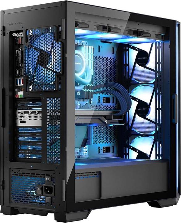 Actual product image Modecom Horizon ARGB czarna (E-ATX, mATX, Mini-ITX)