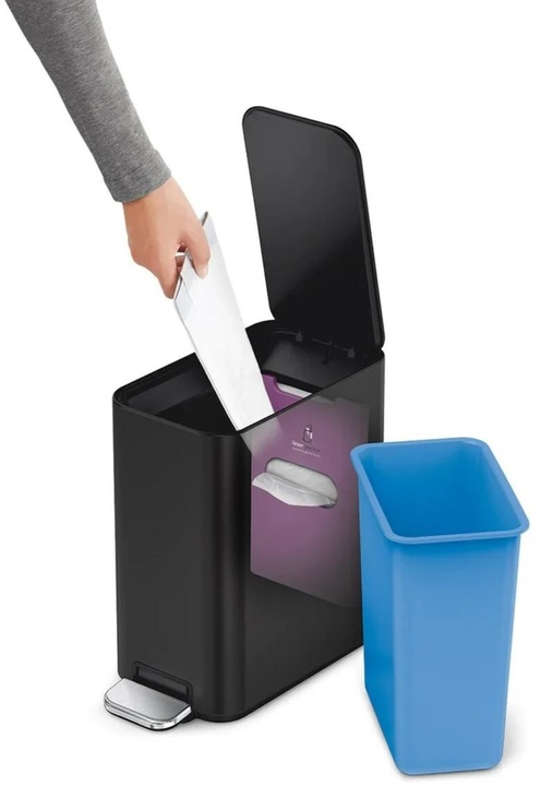 Produktbild Simplehuman Treteimer 5 l, Schwarz matt (5 l)