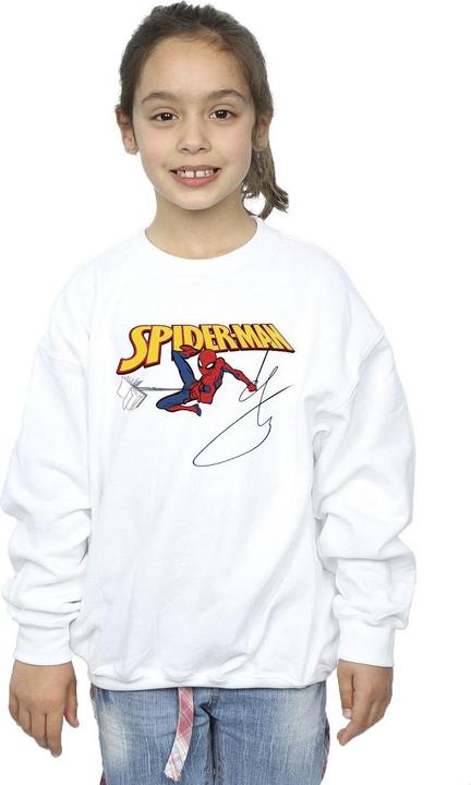 Produktbild SpiderMan With A Book Sweatshirt Mädchen (140, 146)