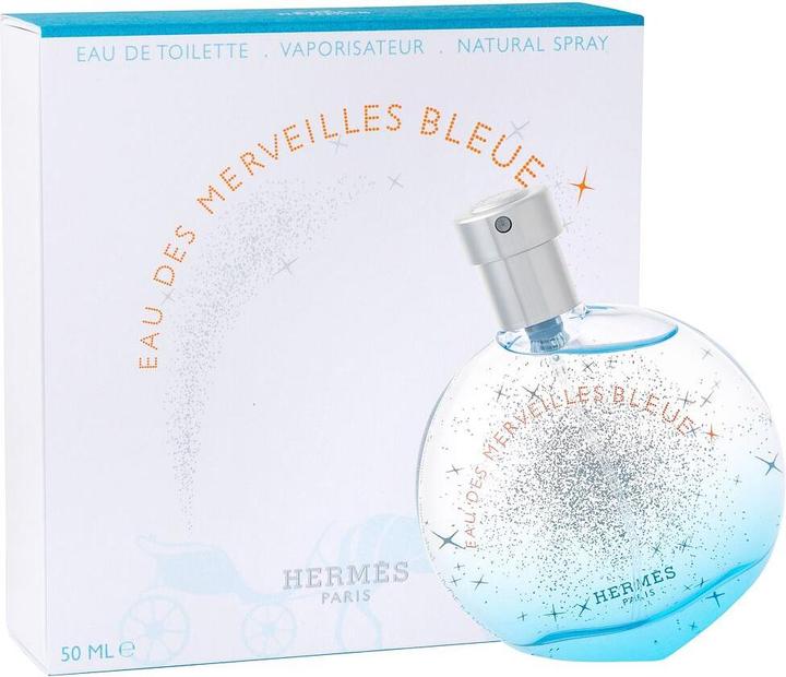 Actual product image Hermès Hermes Eau Des Merveilles Bleue Eau De Toilette Spray (Eau de toilette, 50 ml)