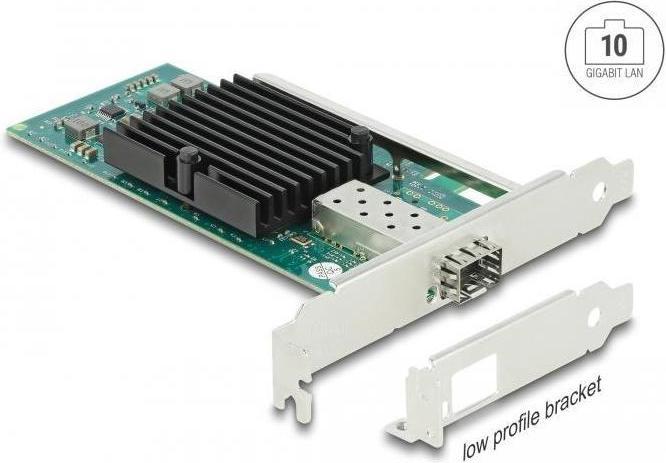 Actual product image Delock PCI Express Card to 1 x SFP+ Slot 10 Gigabit LAN (Ethernet, RJ45)