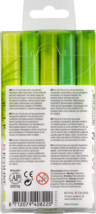 Actual product image Talens Ecoline (5 x)