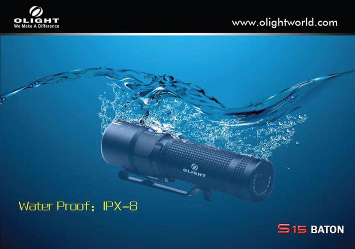 Actual product image Olight S15 Baton (8.60 cm, 280 lm)