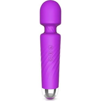S-Hande, Vibrator, Hero wand massager with 7 vibration modes and 4 Purple speeds