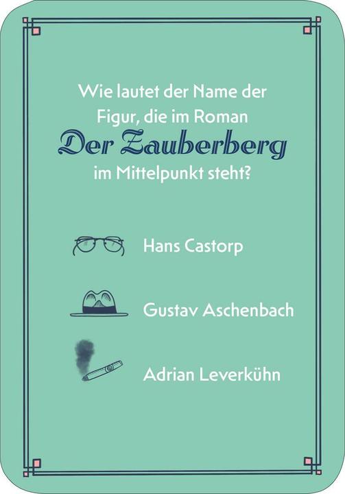 Produktbild Das grosse Thomas-Mann-Quiz (Deutsch)