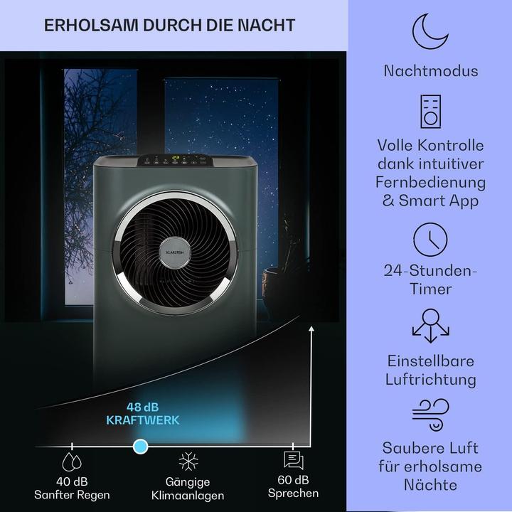 Produktbild Klarstein Mobile Klimaanlage (10.000 BTU, Anthrazit) (49 m², 10000 BTU/h)