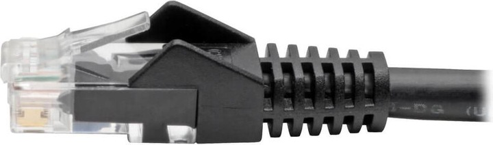 Image du produit Eaton Cat6 Gigabit Snagless Molded UTP Ethernet Cable RJ45m/M Black 6-in. 15.24cm (U/UTP, CAT6, 0.15 m)