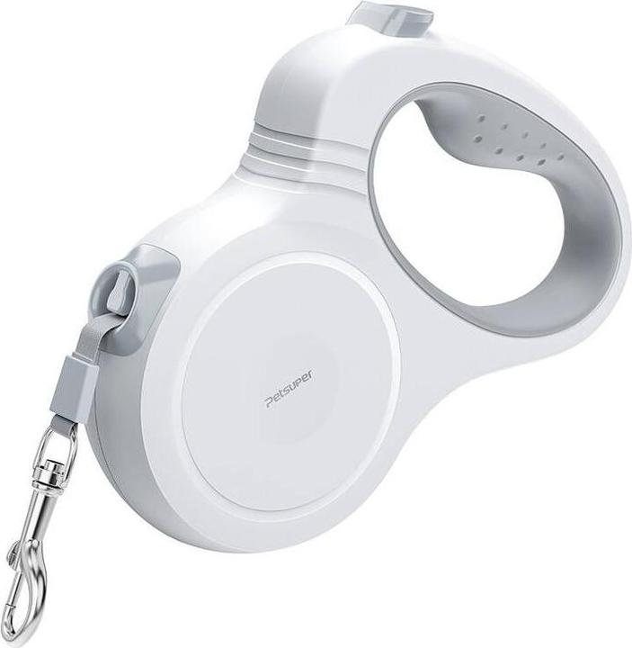 Actual product image Petsuper Dog Automatic Retractable Leash 5m (white) (Dog, Walks)