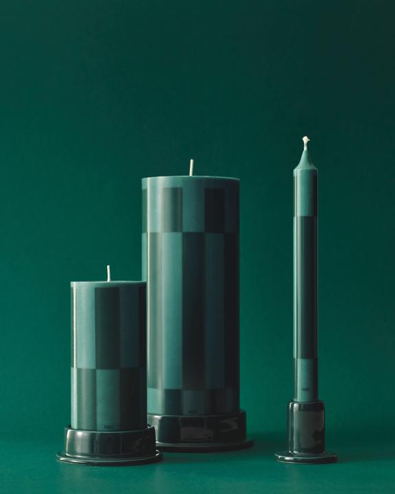 Productafbeelding HAY - Tube Candleholder Small H5 cm - Dark green