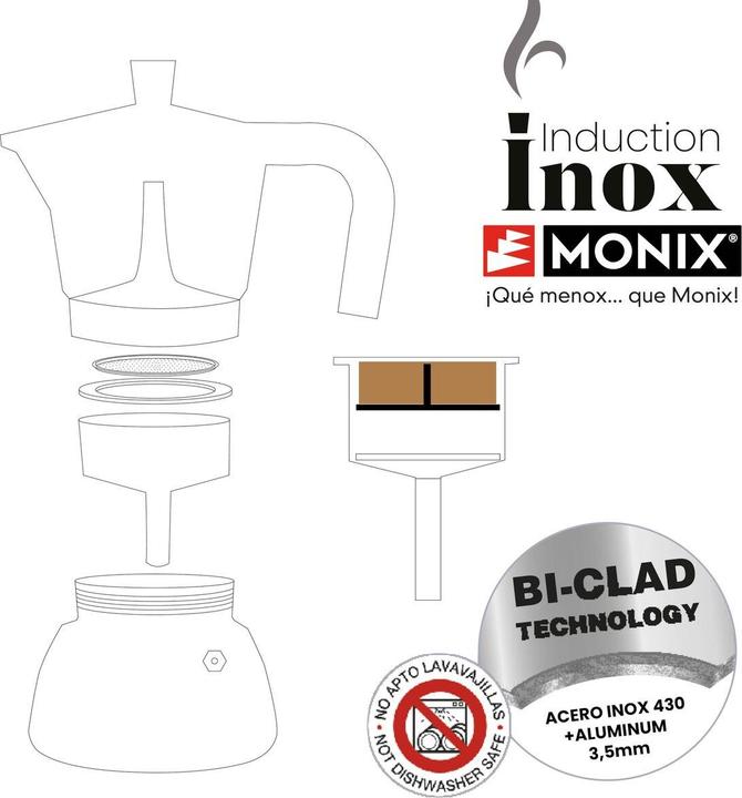 Actual product image Monix M863103 (3 Cups)